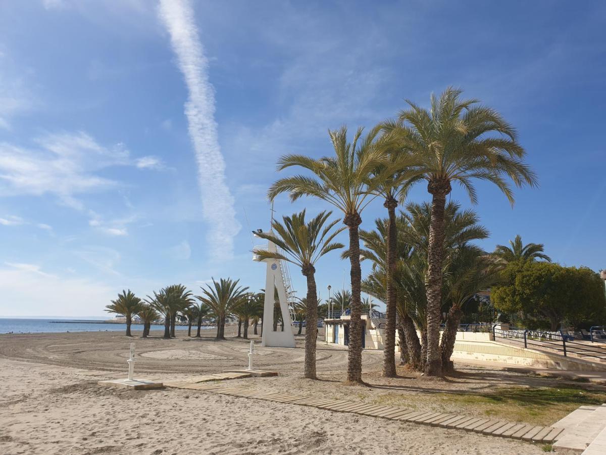 Beautiful Flat With Sea View And Sound Of The Surf Santa Pola Exterior foto